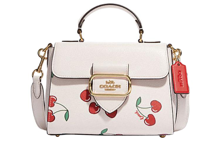 Сумка через плечо Morgan из коровьей кожи маленького размера женская белая COACH
Сумка через плечо Morgan из коровьей кожи маленького размера женская белая COACH