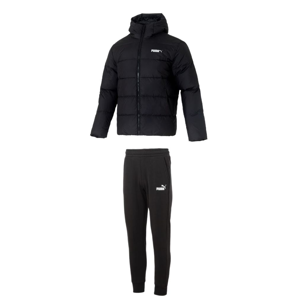 PUMA Повседневный спортивный комплект для мужчин Black Top+Black Bottom
PUMA Повседневный спортивный комплект для мужчин Black Top+Black Bottom