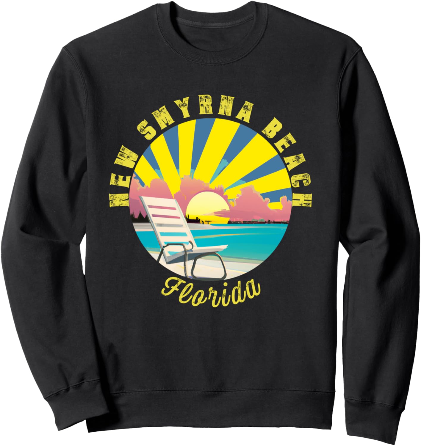 Толстовка в стиле ретро «Закат и пляжный отдых» из Смирна-Бич New Smyrna Beach Retro Souvenir Apparel, черный
Толстовка в стиле ретро «Закат и пляжный отдых» из Смирна-Бич New Smyrna Beach Retro Souvenir Apparel, черный