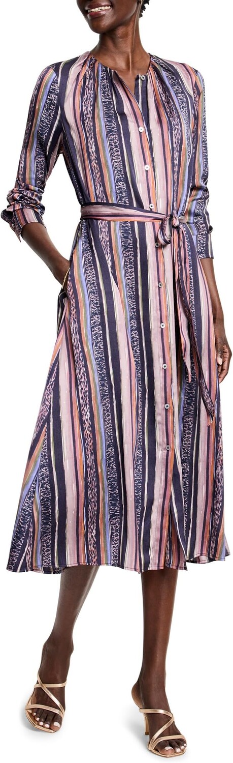 Платье NIC+ZOE Animal Stripe Loren Dress, цвет Indigo Multi
Платье NIC+ZOE Animal Stripe Loren Dress, цвет Indigo Multi