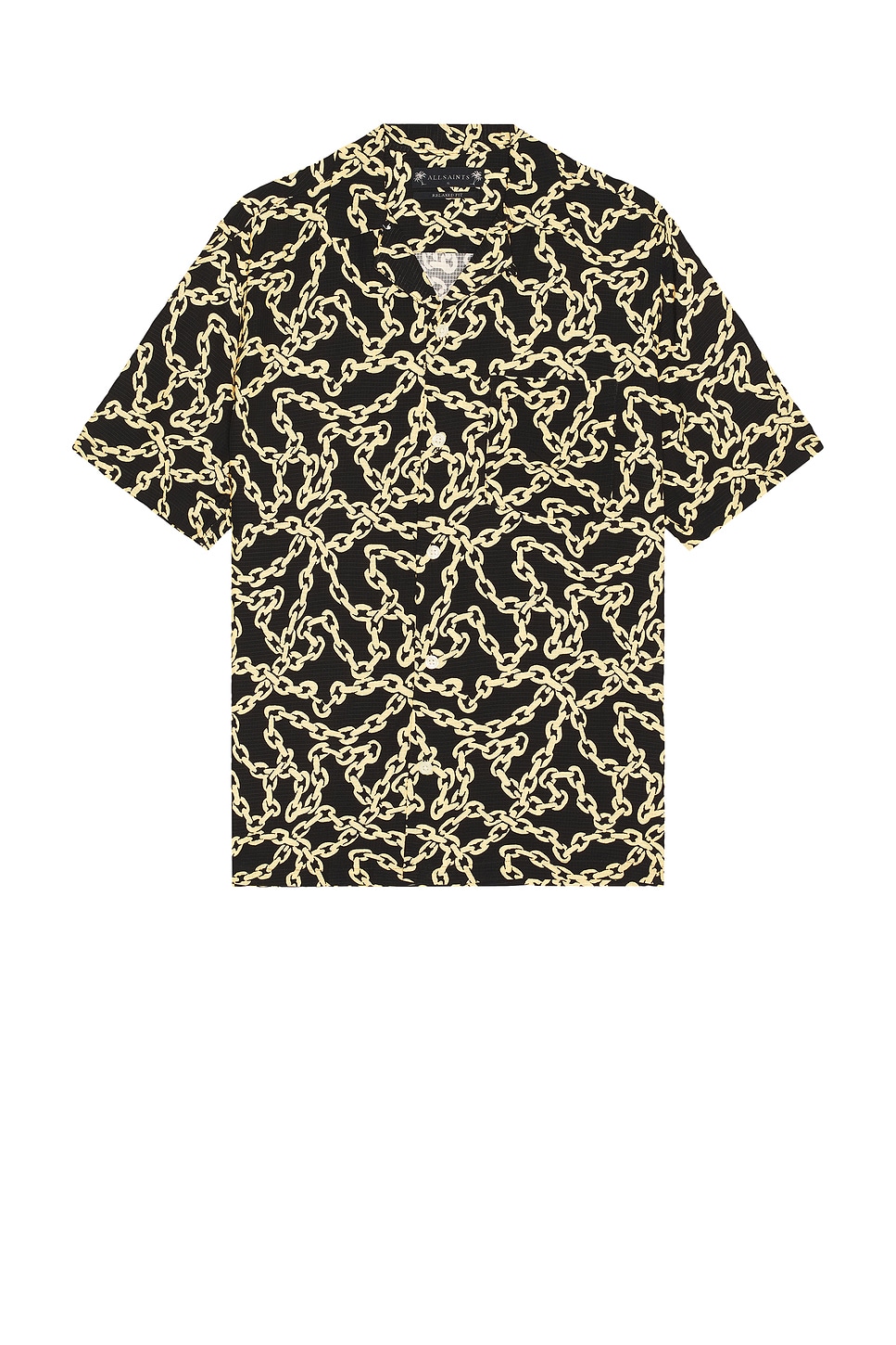 Рубашка с коротким рукавом link Allsaints, черный
Рубашка с коротким рукавом link Allsaints, черный