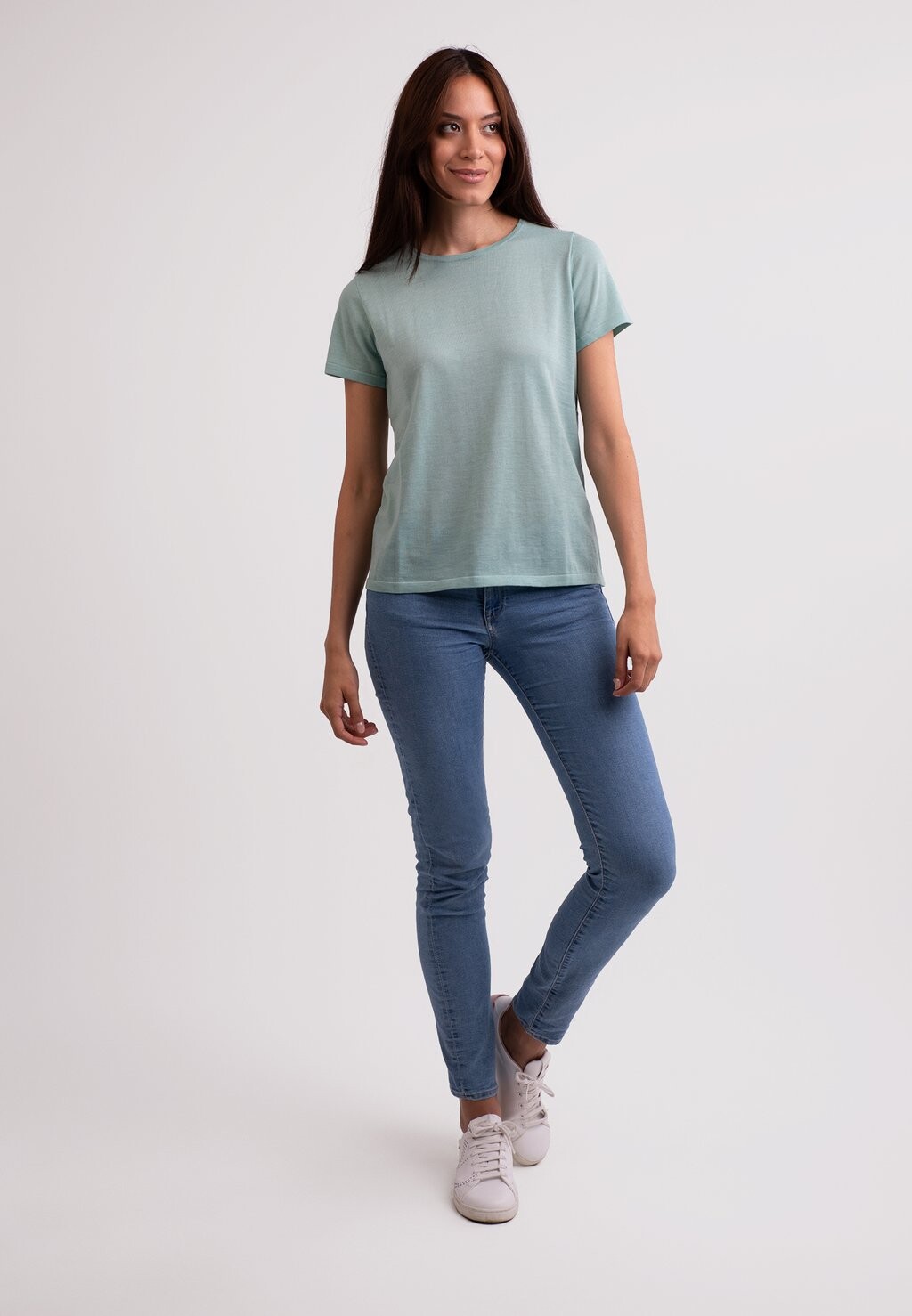 Базовая футболка CASH-MERE, зеленый
Базовая футболка CASH-MERE, зеленый