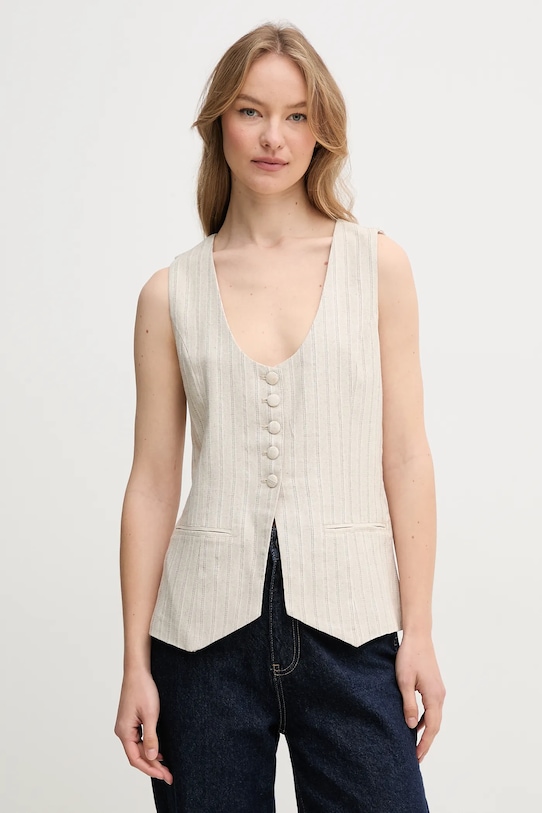 Жилет с добавлением льна Hoss Intropia, бежевый
Жилет с добавлением льна Hoss Intropia, бежевый