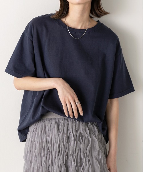 Футболка с пигментной отделкой, винтажный стиль Ad thie, темно-синий
Футболка с пигментной отделкой, винтажный стиль Ad thie, темно-синий