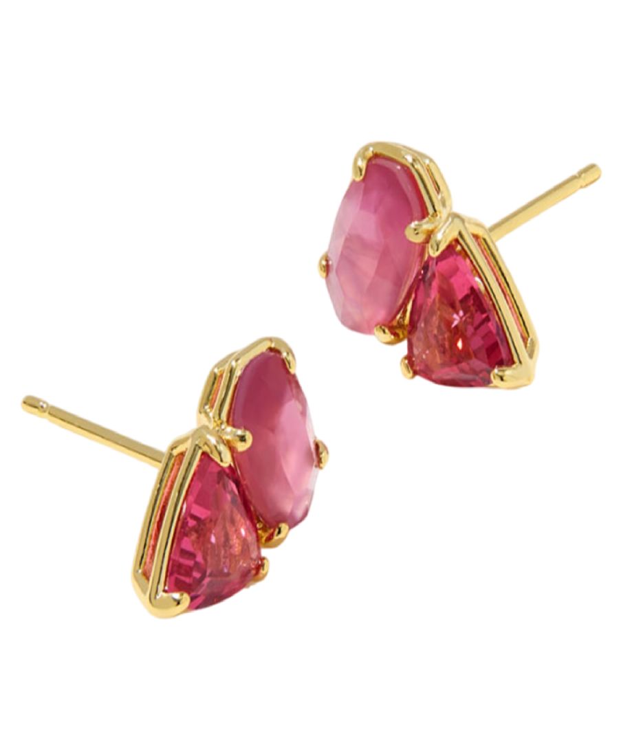 Позолоченные серьги-гвоздики со стеклянными камнями Kendra Scott, Gold Pink Mix
Позолоченные серьги-гвоздики со стеклянными камнями Kendra Scott, Gold Pink Mix