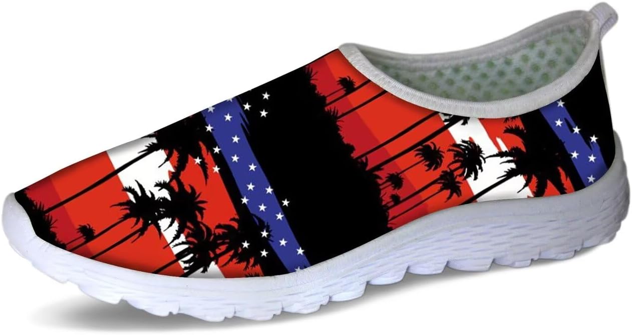 Forchrinse яркие женские кроссовки с принтом лапы собаки, мужские кроссовки, легкие, слипоны для бега, теннисные кроссовки, пляжная обувь, быстро сохнут, American Flag Palm Tree
Forchrinse яркие женские кроссовки с принтом лапы собаки, мужские кроссовки, легкие, слипоны для бега, теннисные кроссовки, пляжная обувь, быстро сохнут, American Flag Palm Tree