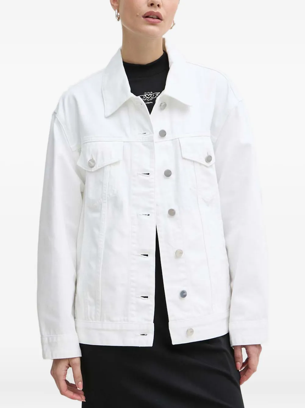 Куртка с пуговицами и графическим принтом Miss Sixty, белый
Куртка с пуговицами и графическим принтом Miss Sixty, белый