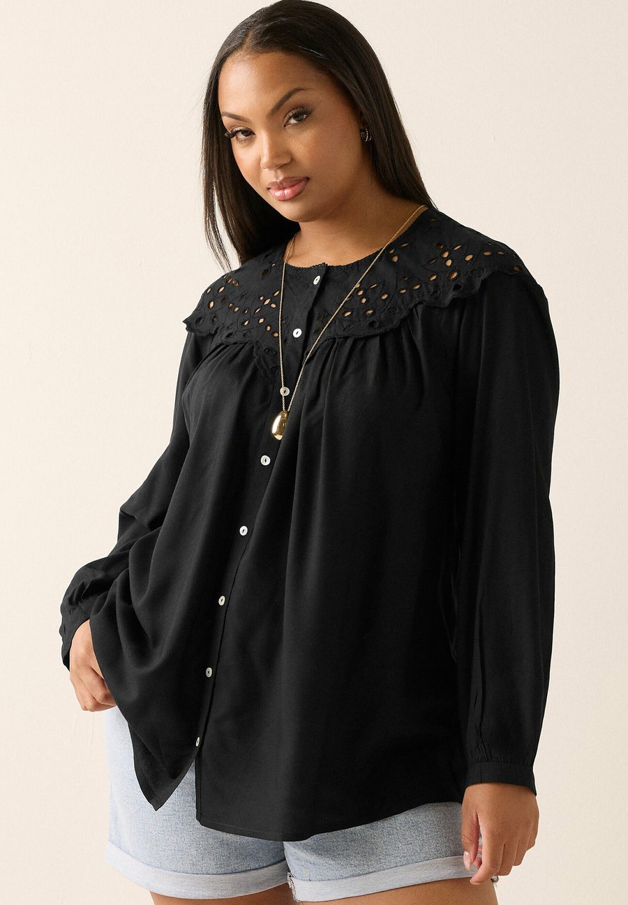 Блуза Yours Clothing BRODERIE ANGLAISE , Black/Anthracite
Блуза Yours Clothing BRODERIE ANGLAISE , Black/Anthracite