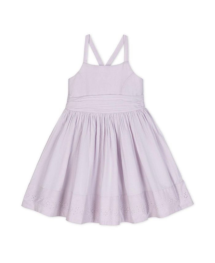 Детское праздничное сарафан без рукавов из органического хлопка с вышивкой и бантом на спине - Baby Hope & Henry, фиолетовый
Детское праздничное сарафан без рукавов из органического хлопка с вышивкой и бантом на спине - Baby Hope & Henry, фиолетовый