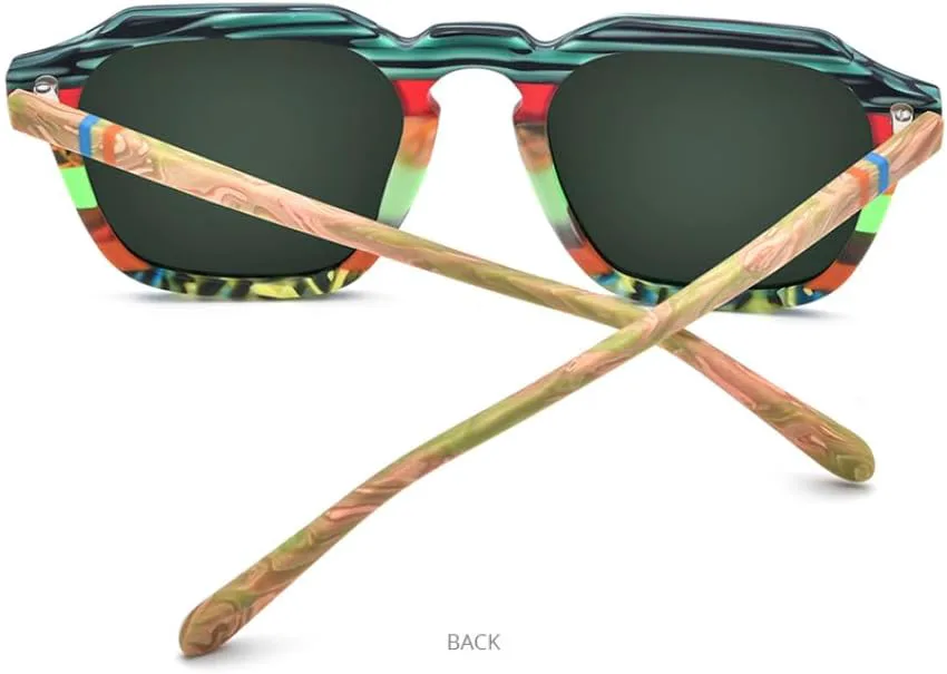 Матовые поляризованные солнцезащитные очки из ацетата для мужчин, яркие, в стиле ретро, квадратные, с защитой от УФ-излучения UV400, для женщин MTZJH, Blue Blue
Матовые поляризованные солнцезащитные очки из ацетата для мужчин, яркие, в стиле ретро, квадратные, с защитой от УФ-излучения UV400, для женщин MTZJH, Blue Blue