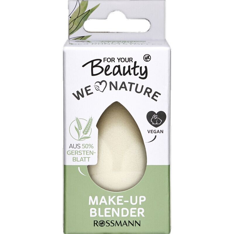 Блендер для макияжа с листьями ячменя For Your Beauty, 1 шт.
Блендер для макияжа с листьями ячменя For Your Beauty, 1 шт.