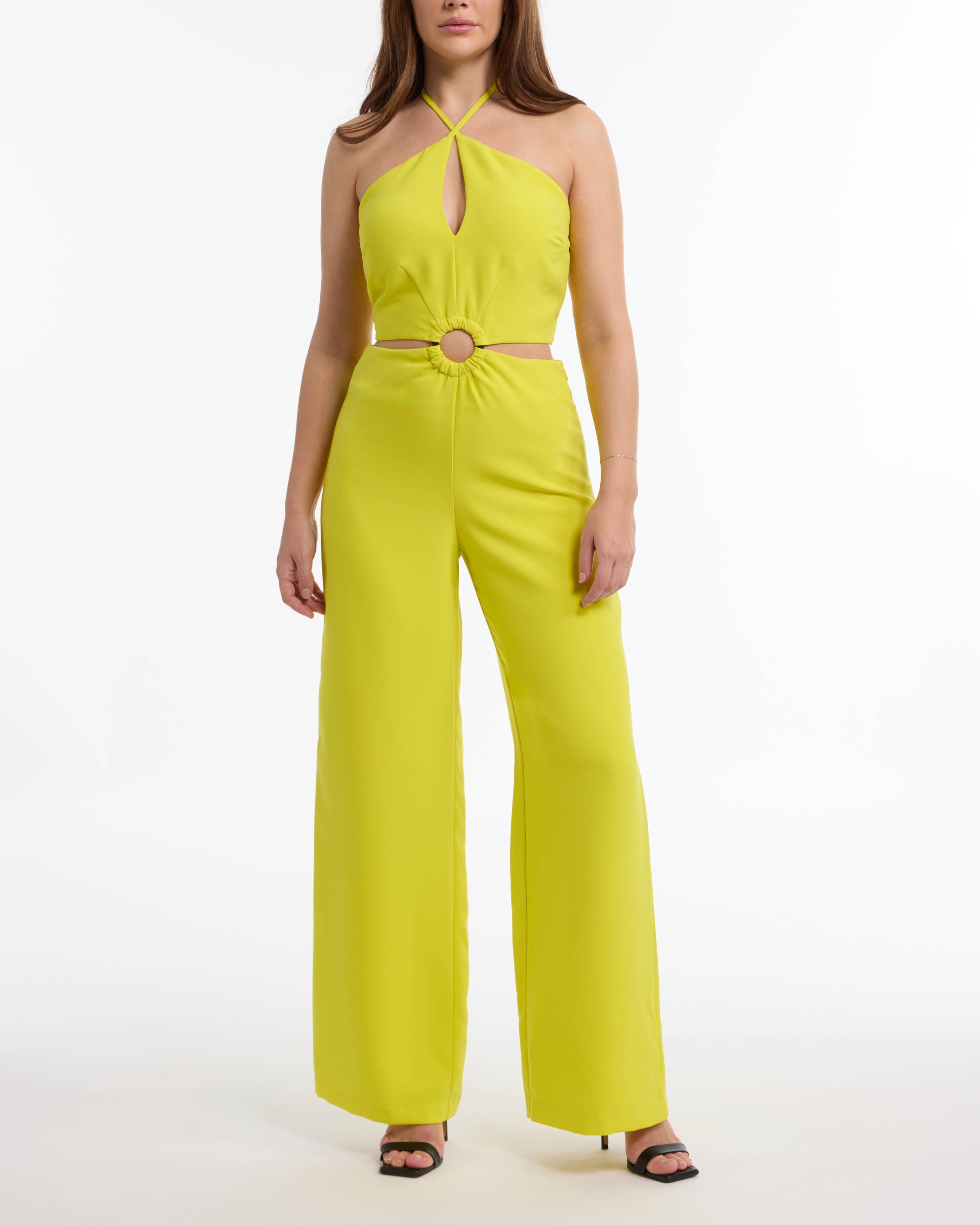 Женский комбинезон BEBE Wide Leg Halter с вырезом-замочной скважиной, цвет sulphur spring
Женский комбинезон BEBE Wide Leg Halter с вырезом-замочной скважиной, цвет sulphur spring