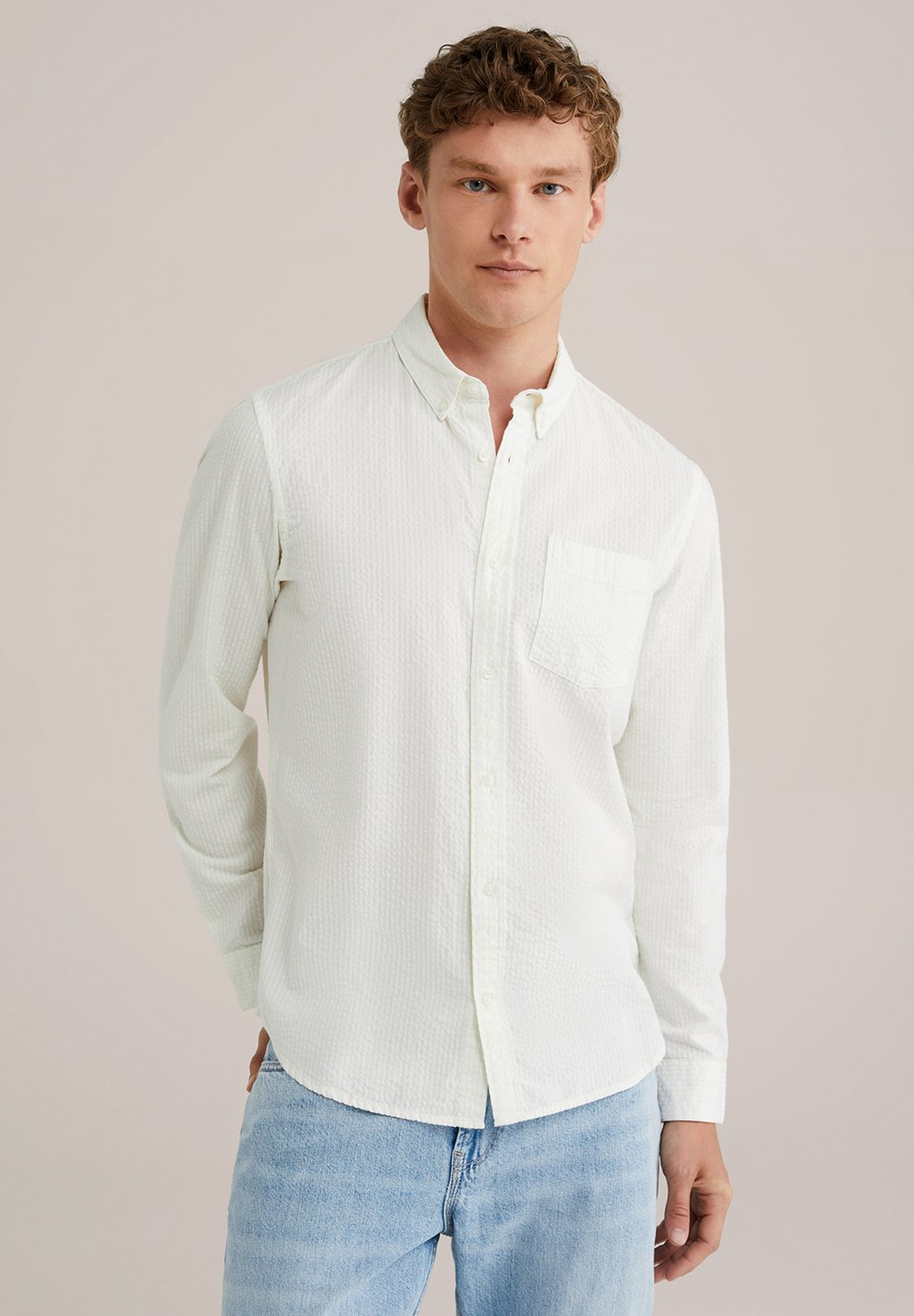 Рубашка WE Fashion, кремовый
Рубашка WE Fashion, кремовый