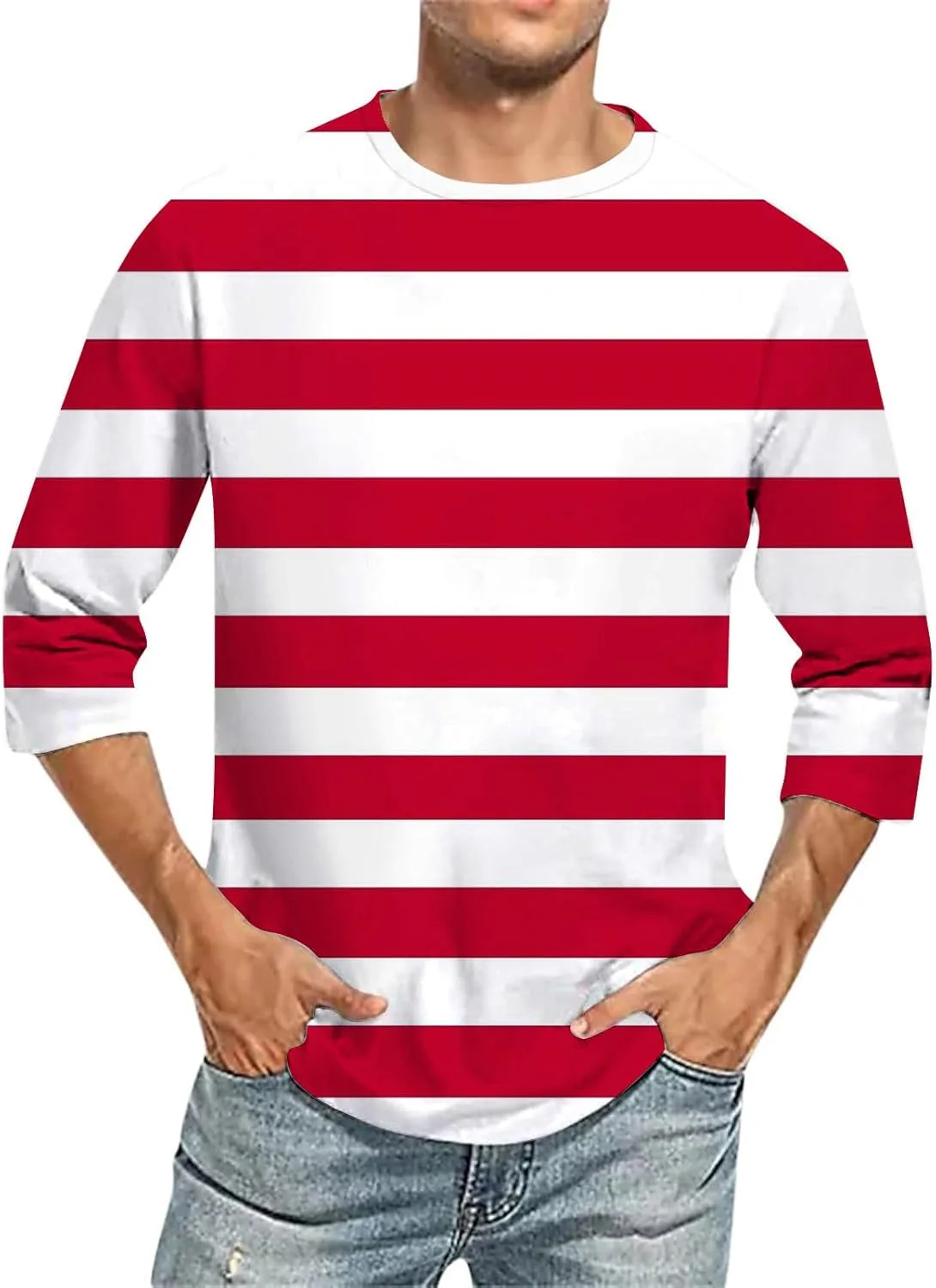 Футболка с длинным рукавом мужская, полоска, свободный крой
Футболка с длинным рукавом мужская, полоска, свободный крой