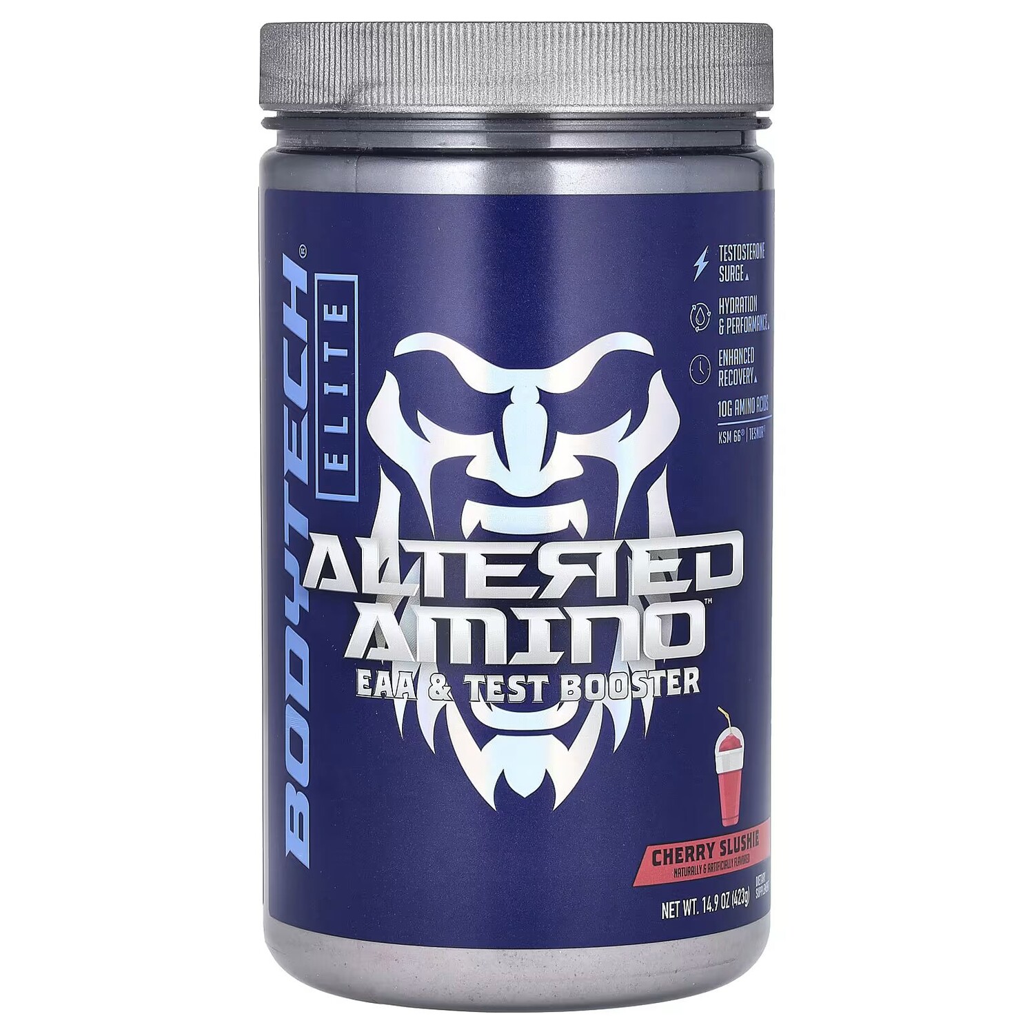 Elite, Altered Amino, EAA и Test Booster, Cherry Slushie, 14,9 унции (423 г) Bodytech
Elite, Altered Amino, EAA и Test Booster, Cherry Slushie, 14,9 унции (423 г) Bodytech