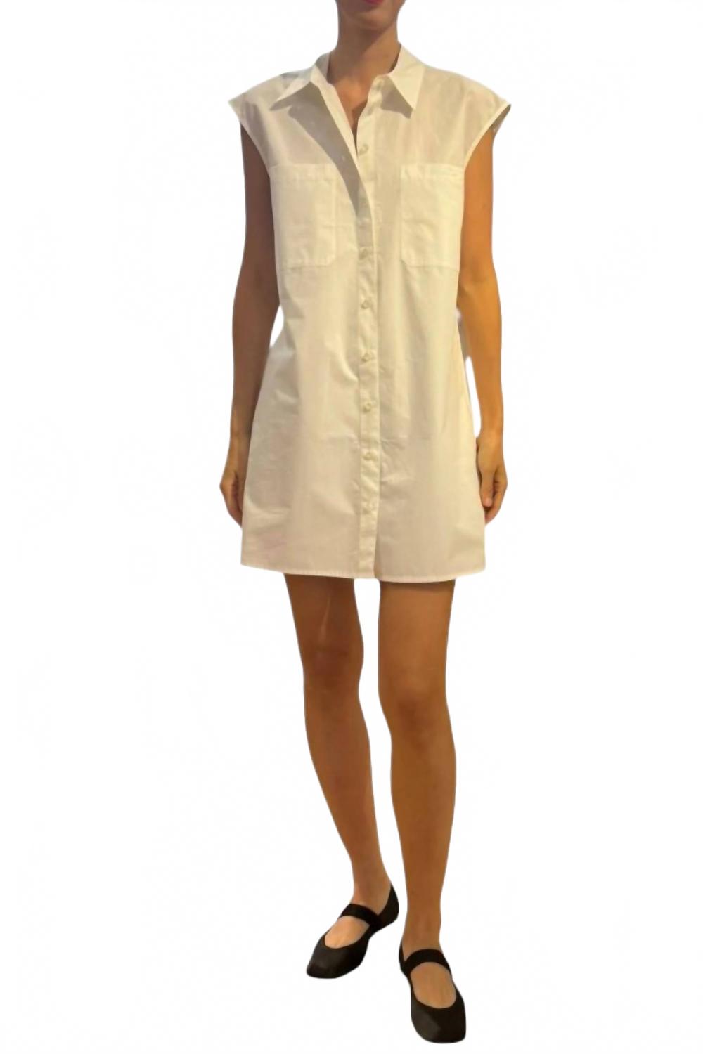 Белая рубашка без рукавов на пуговицах FRAME
Белая рубашка без рукавов на пуговицах FRAME