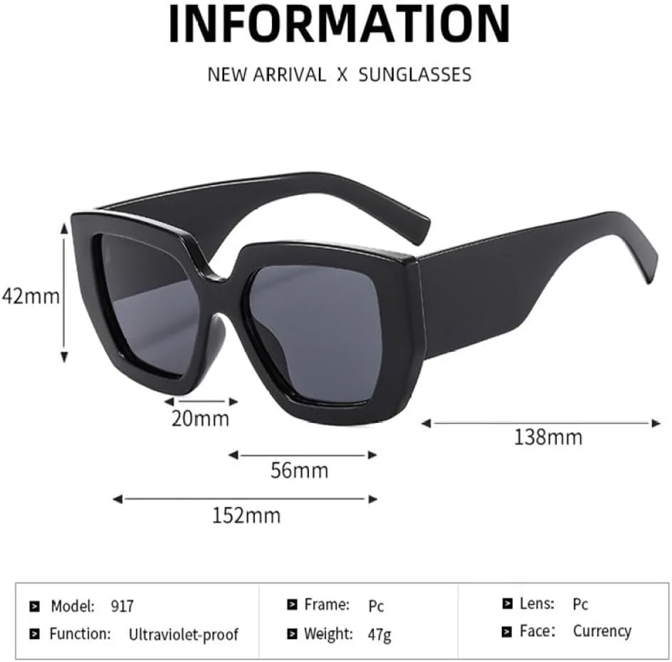 Винтажные квадратные солнцезащитные очки для женщин и мужчин, с широкими дужками и крупной оправой, модные солнцезащитные очки, летние ретро-тренды MTZJH, C11
Винтажные квадратные солнцезащитные очки для женщин и мужчин, с широкими дужками и крупной оправой, модные солнцезащитные очки, летние ретро-тренды MTZJH, C11