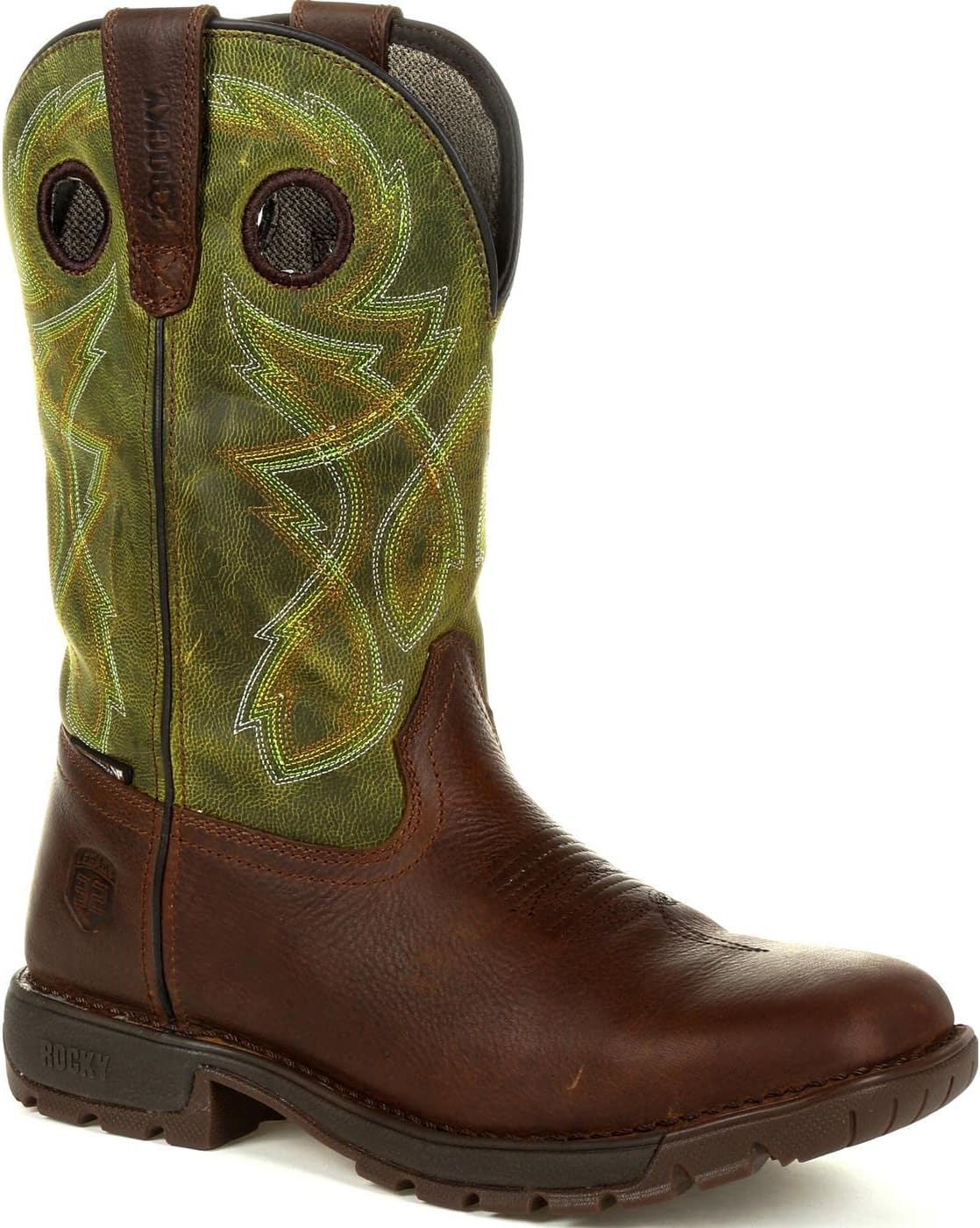 Мужские водонепроницаемые вестерн-бутсы ROCKY Men's Legacy 32, зеленый/коричневый
Мужские водонепроницаемые вестерн-бутсы ROCKY Men's Legacy 32, зеленый/коричневый
