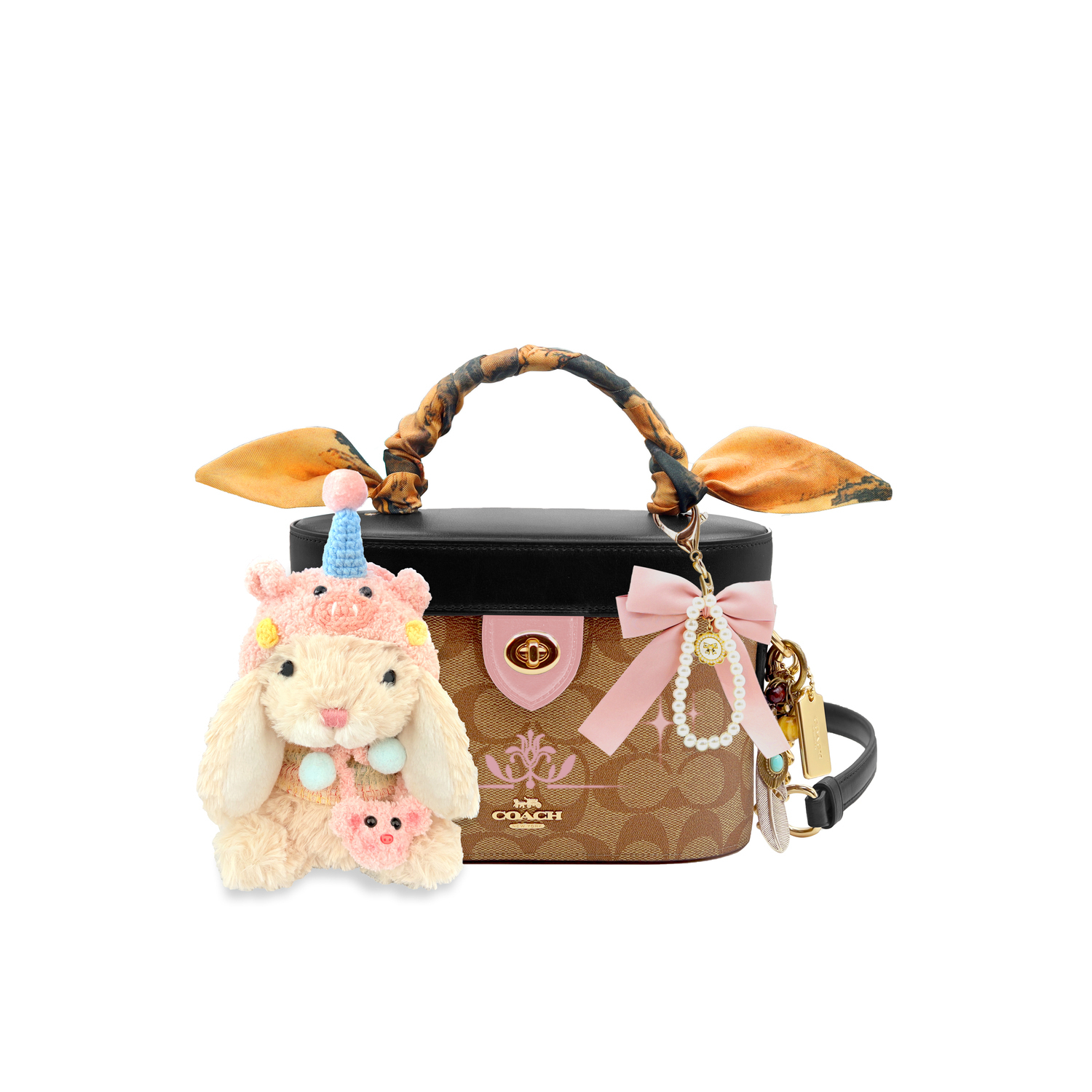 COACH Кожаная сумка через плечо малая унисекс разноцветная, Soft and Cute Rabbit
COACH Кожаная сумка через плечо малая унисекс разноцветная, Soft and Cute Rabbit