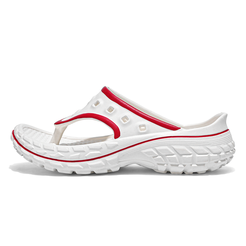 NANJIREN Мужские шлепанцы бело-красные, цвет White Red
NANJIREN Мужские шлепанцы бело-красные, цвет White Red