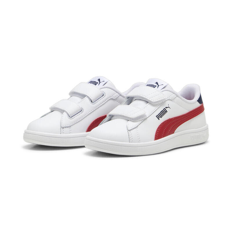 Кожаные кроссовки Smash 3.0 Молодежные PUMA White Club Red Navy Blue, цвет blau
Кожаные кроссовки Smash 3.0 Молодежные PUMA White Club Red Navy Blue, цвет blau