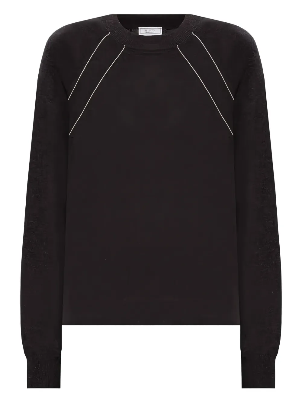 Свитер с круглым вырезом и отделкой цепочкой Peserico, серый
Свитер с круглым вырезом и отделкой цепочкой Peserico, серый