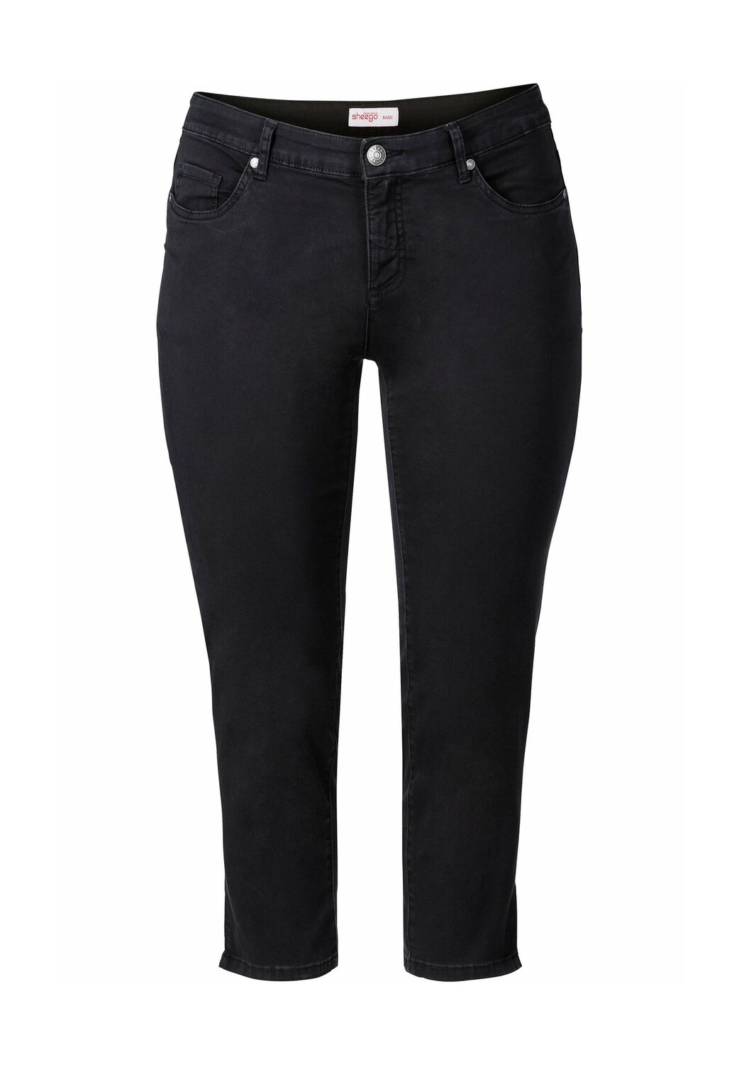 Брюки длиной 7/8 из хлопкового твила стрейч sheego, черный
Брюки длиной 7/8 из хлопкового твила стрейч sheego, черный