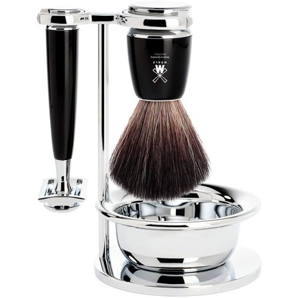 MÜHLE RYTMO Black Набор из 4-х предметов: черная фибра/безопасная бритва - лезвия в комплект не входят M Mühle
MÜHLE RYTMO Black Набор из 4-х предметов: черная фибра/безопасная бритва - лезвия в комплект не входят M Mühle