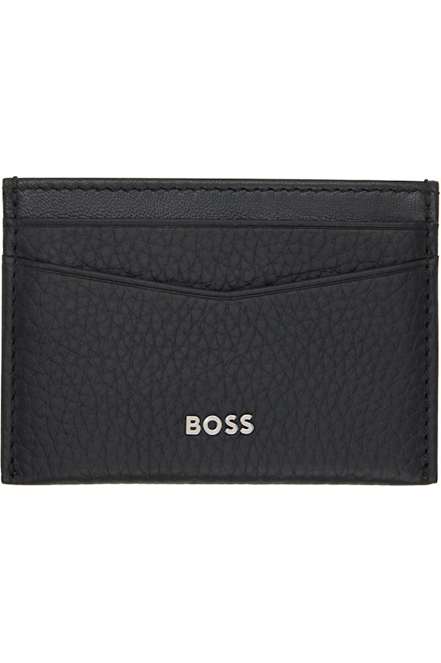 Держатель для карточек с логотипом и надписями Boss, черный
Держатель для карточек с логотипом и надписями Boss, черный
