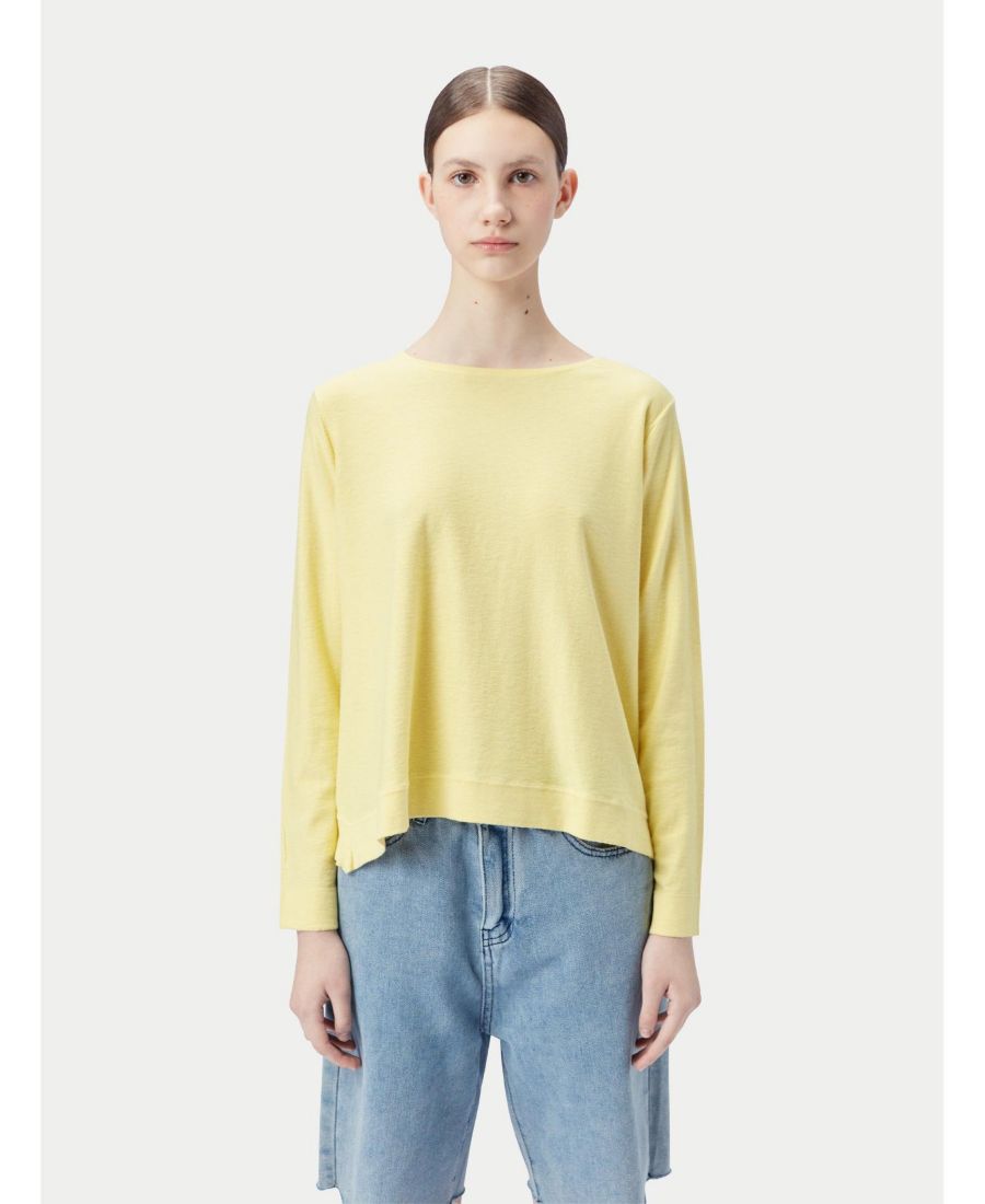 Женский свитер с вырезом-лодочкой из смеси хлопка, шелка и кашемира Gobi Cashmere, Yellow
Женский свитер с вырезом-лодочкой из смеси хлопка, шелка и кашемира Gobi Cashmere, Yellow