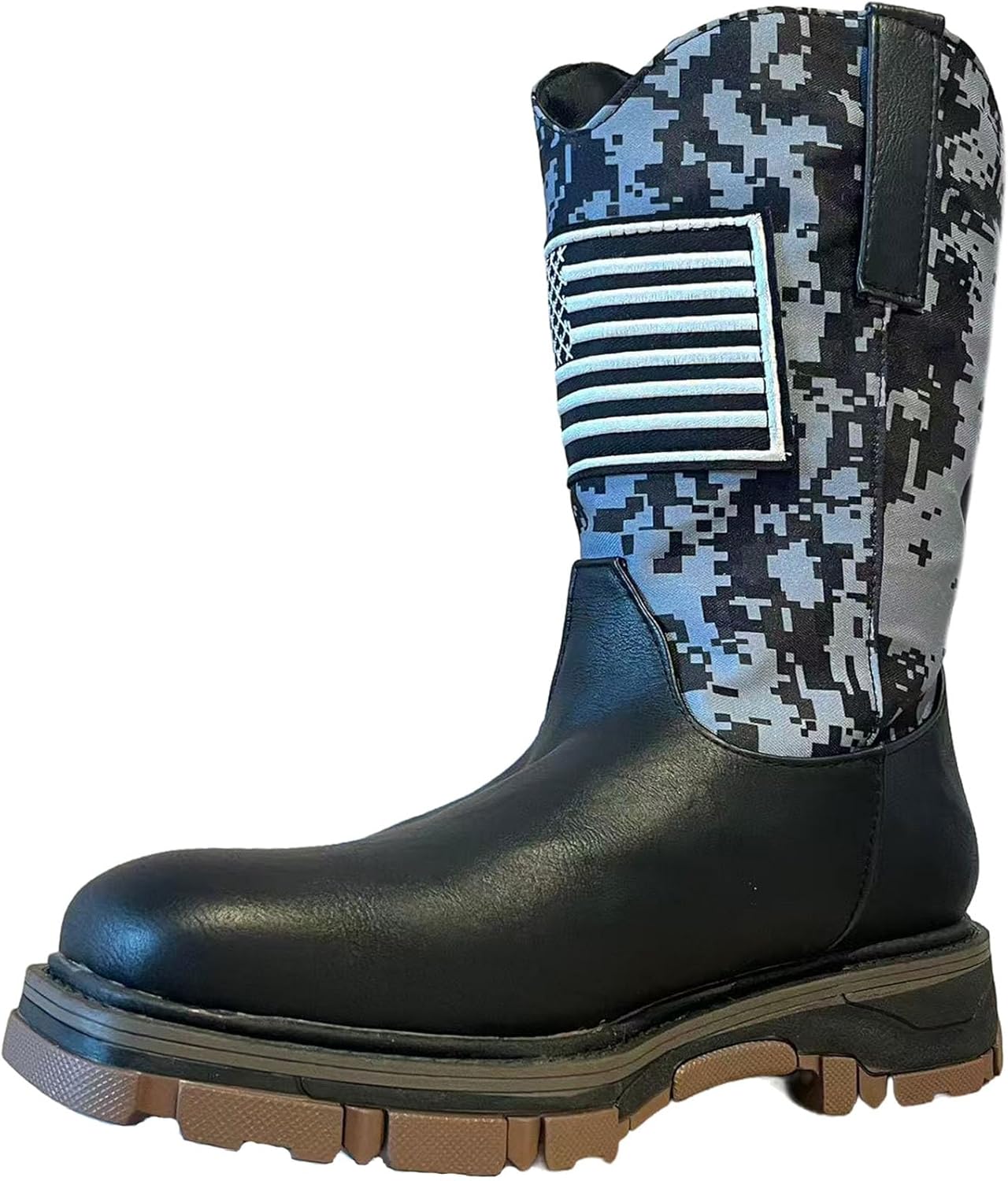 Мужские ковбойские сапоги YXCFEWD, с квадратным носком, удобные для надевания, противоскользящие с массивным каблуком, спортивные западные мужские сапоги, черный
Мужские ковбойские сапоги YXCFEWD, с квадратным носком, удобные для надевания, противоскользящие с массивным каблуком, спортивные западные мужские сапоги, черный