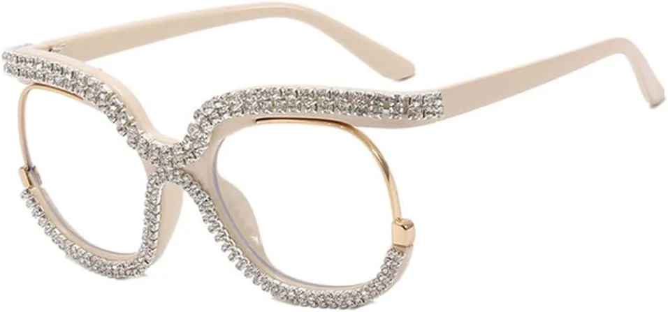 Женские солнцезащитные очки со стразами, модные, в крупной оправе, с бриллиантами, большие очки с кристаллами, защита от ультрафиолета UV400 MWTSYSQ, Beige
Женские солнцезащитные очки со стразами, модные, в крупной оправе, с бриллиантами, большие очки с кристаллами, защита от ультрафиолета UV400 MWTSYSQ, Beige