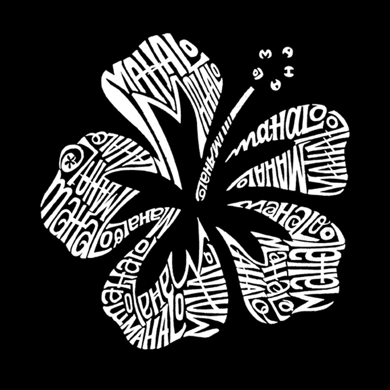 Mahalo — мужская футболка с длинным рукавом Word Art LA Pop Art
Mahalo — мужская футболка с длинным рукавом Word Art LA Pop Art