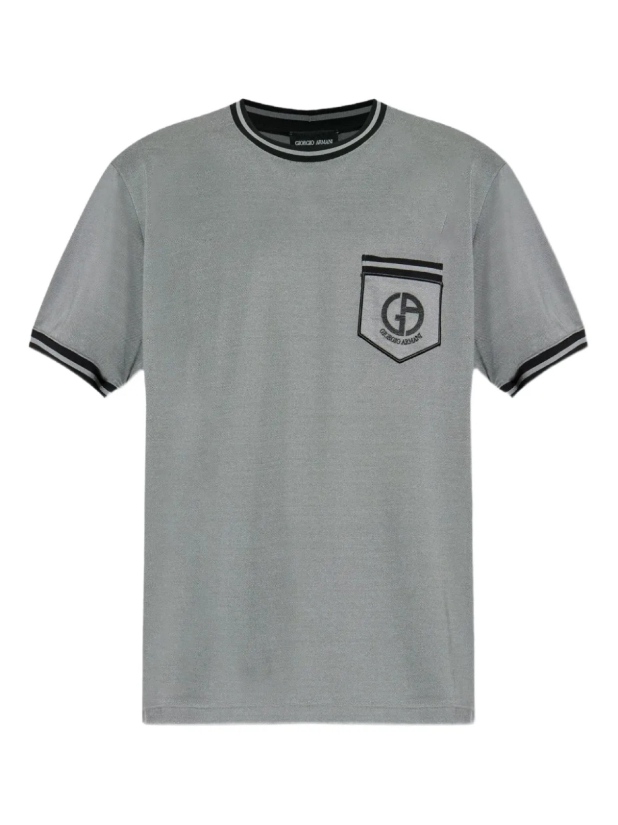 Футболка с серым карманом Giorgio Armani, серый
Футболка с серым карманом Giorgio Armani, серый