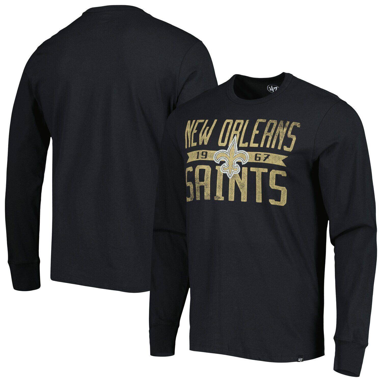 Мужская черная футболка с длинным рукавом New Orleans Saints Franklin '47, Черный, Мужская черная футболка с длинным рукавом New Orleans Saints Franklin '47
Мужская черная футболка с длинным рукавом New Orleans Saints Franklin '47, Черный, Мужская черная футболка с длинным рукавом New Orleans Saints Franklin '47