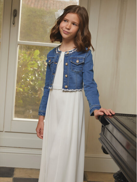 Комбинезон стандартной посадки Abel & Lula, белый
Комбинезон стандартной посадки Abel & Lula, белый