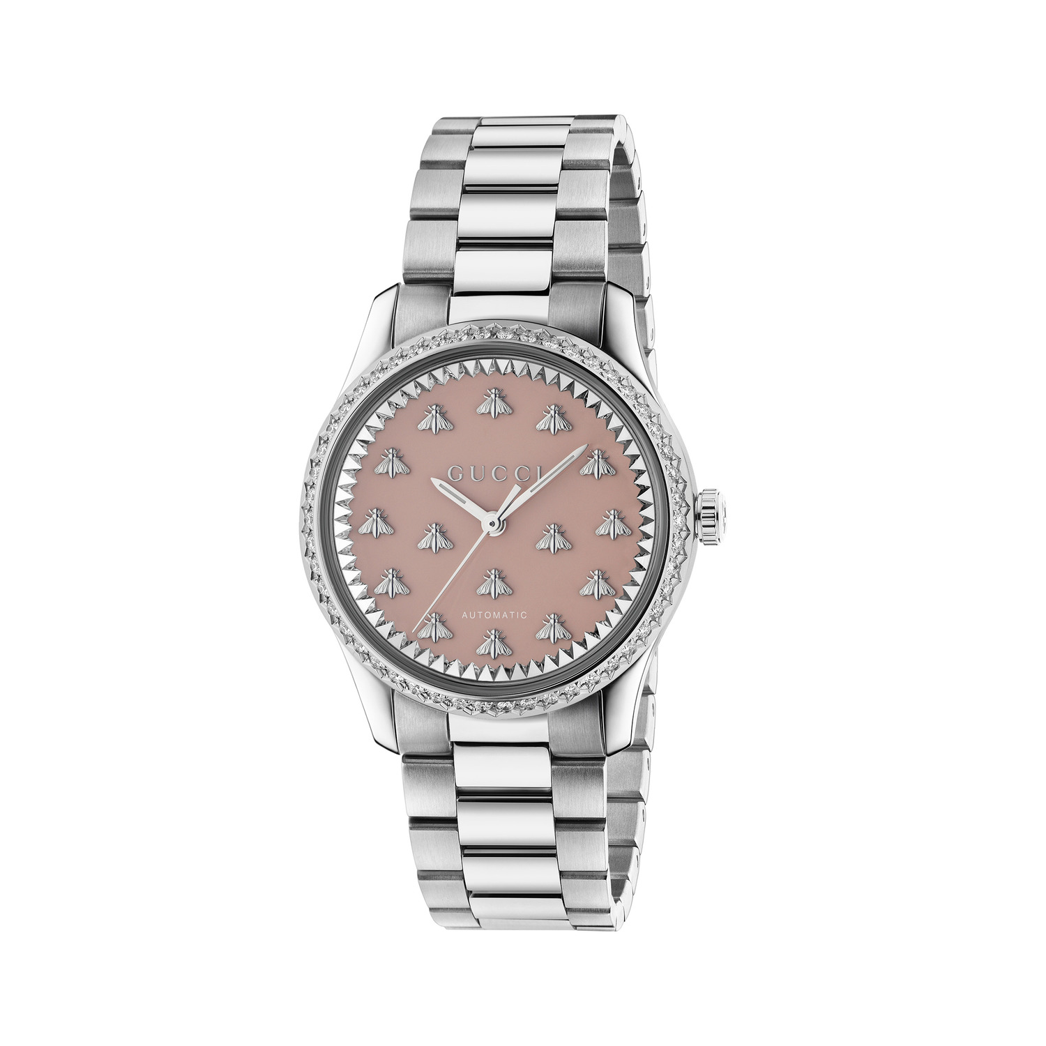GUCCI Механические часы унисекс механические наручные часы 38 мм розовый циферблат
GUCCI Механические часы унисекс механические наручные часы 38 мм розовый циферблат
