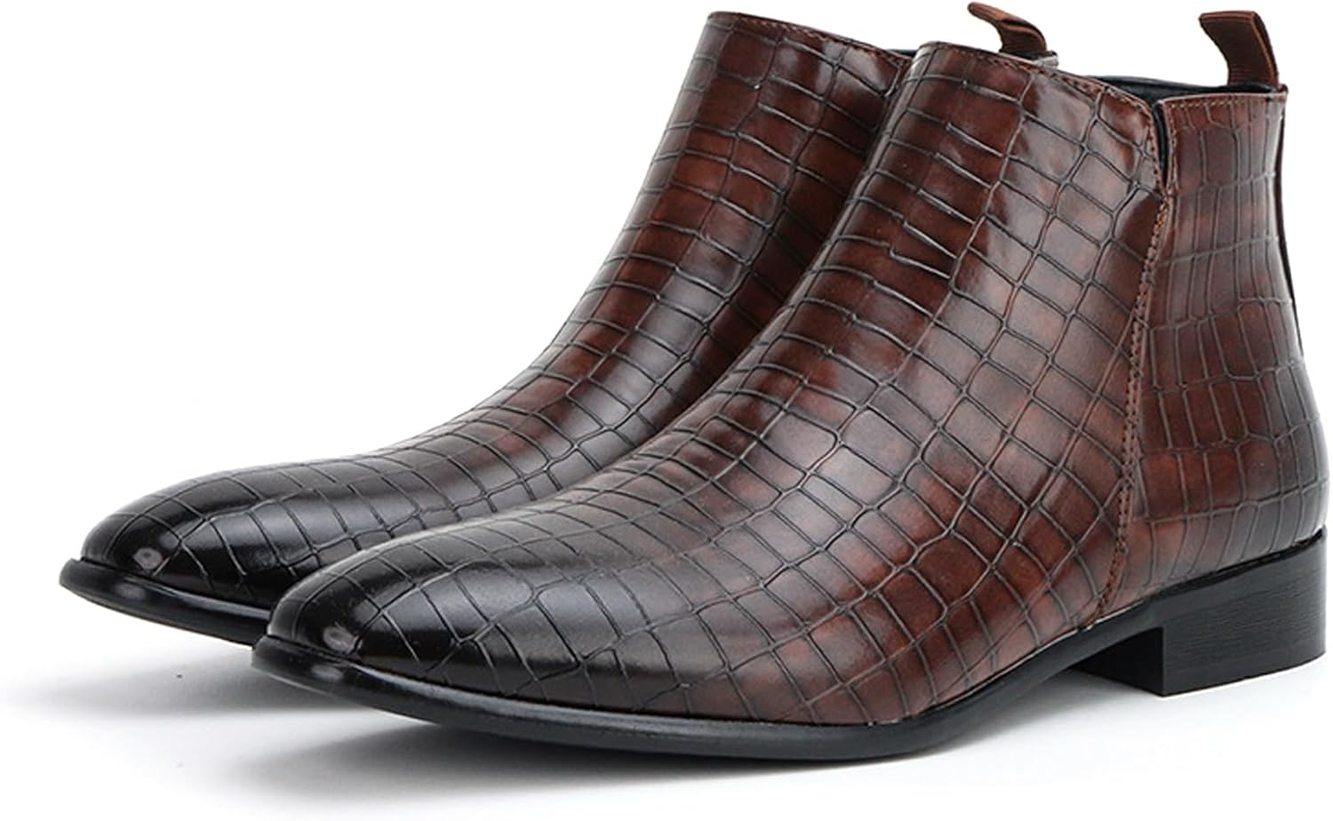 Мужские кожаные ботинки Челси с градиентным принтом, ретро с квадратным носком, массивным каблуком, без шнуровки, для бизнеса и повседневной носки, удобные высокие ботинки для официальных случаев Ghibhna, темно-коричневый
Мужские кожаные ботинки Челси с градиентным принтом, ретро с квадратным носком, массивным каблуком, без шнуровки, для бизнеса и повседневной носки, удобные высокие ботинки для официальных случаев Ghibhna, темно-коричневый