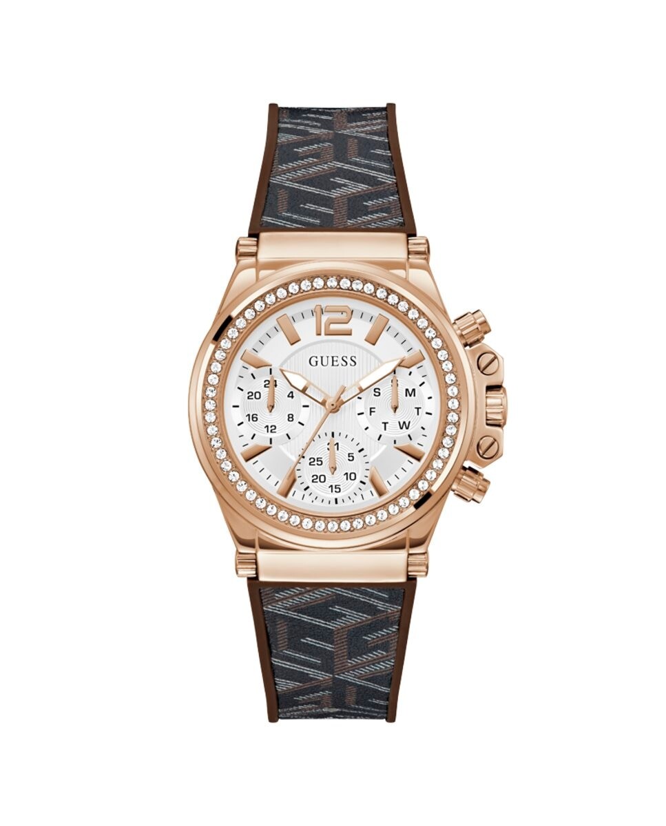 Силиконовые женские часы Charisma GW0621L5 на коричневом ремешке Guess, коричневый
Силиконовые женские часы Charisma GW0621L5 на коричневом ремешке Guess, коричневый