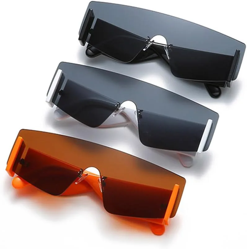 Винтажные солнцезащитные очки большого размера без оправы для мужчин и женщин, цельные, с широкими дужками, защита от ультрафиолета UV400 HCPIHF, C1 Black Black
Винтажные солнцезащитные очки большого размера без оправы для мужчин и женщин, цельные, с широкими дужками, защита от ультрафиолета UV400 HCPIHF, C1 Black Black