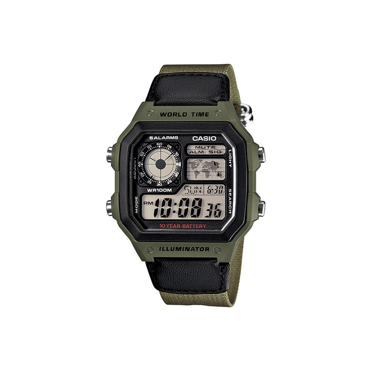 CASIO Часы G Shock AE 1200WHB 3B
CASIO Часы G Shock AE 1200WHB 3B