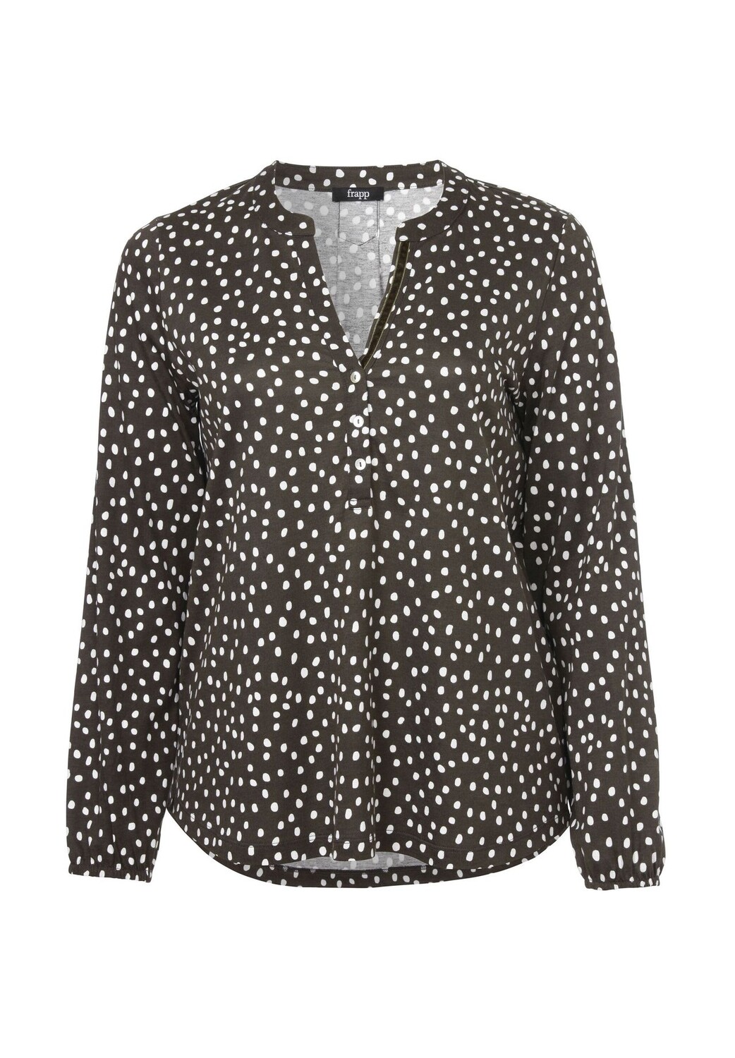 Блузка с длинными рукавами Женственная блузка с длинными рукавами и точечным узором по всей поверхности frapp, цвет Olive Offwhite
Блузка с длинными рукавами Женственная блузка с длинными рукавами и точечным узором по всей поверхности frapp, цвет Olive Offwhite