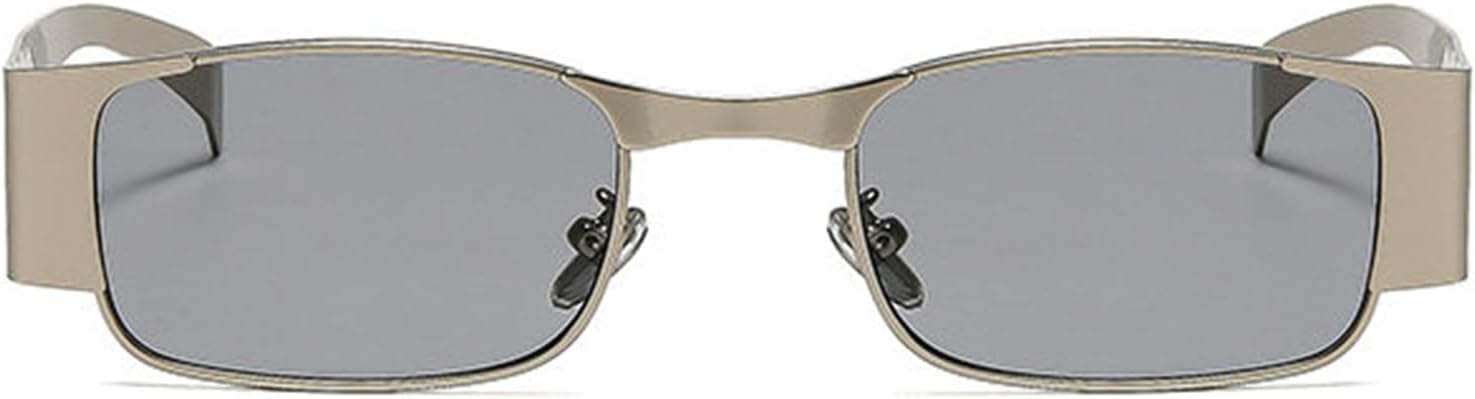 Солнцезащитные очки COTIA маленького квадратного размера для женщин и мужчин в стиле панк, металл, ретро, прямоугольные, с индивидуальным дизайном, в стиле Y2K, Silver
Солнцезащитные очки COTIA маленького квадратного размера для женщин и мужчин в стиле панк, металл, ретро, прямоугольные, с индивидуальным дизайном, в стиле Y2K, Silver