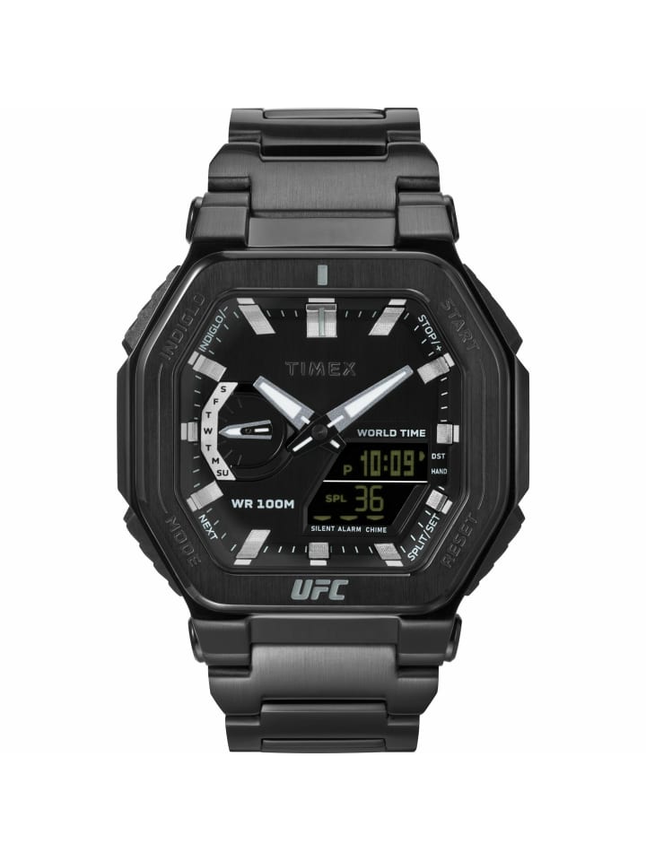 Timex Мужские аналоговые часы черного цвета
Timex Мужские аналоговые часы черного цвета