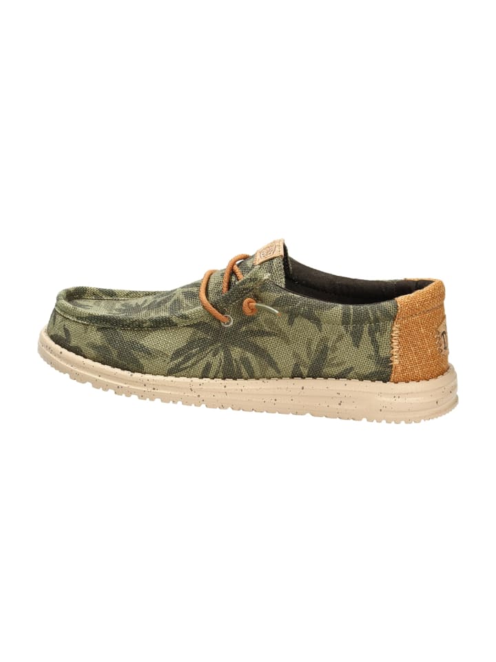 Hey Dude Зеленые мокасины на шнуровке
Hey Dude Зеленые мокасины на шнуровке