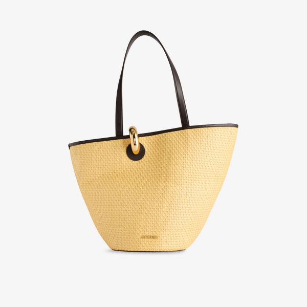 Сумка-ведро Jacquemus Bambola асимметричная плетеная, мультиколор
Сумка-ведро Jacquemus Bambola асимметричная плетеная, мультиколор