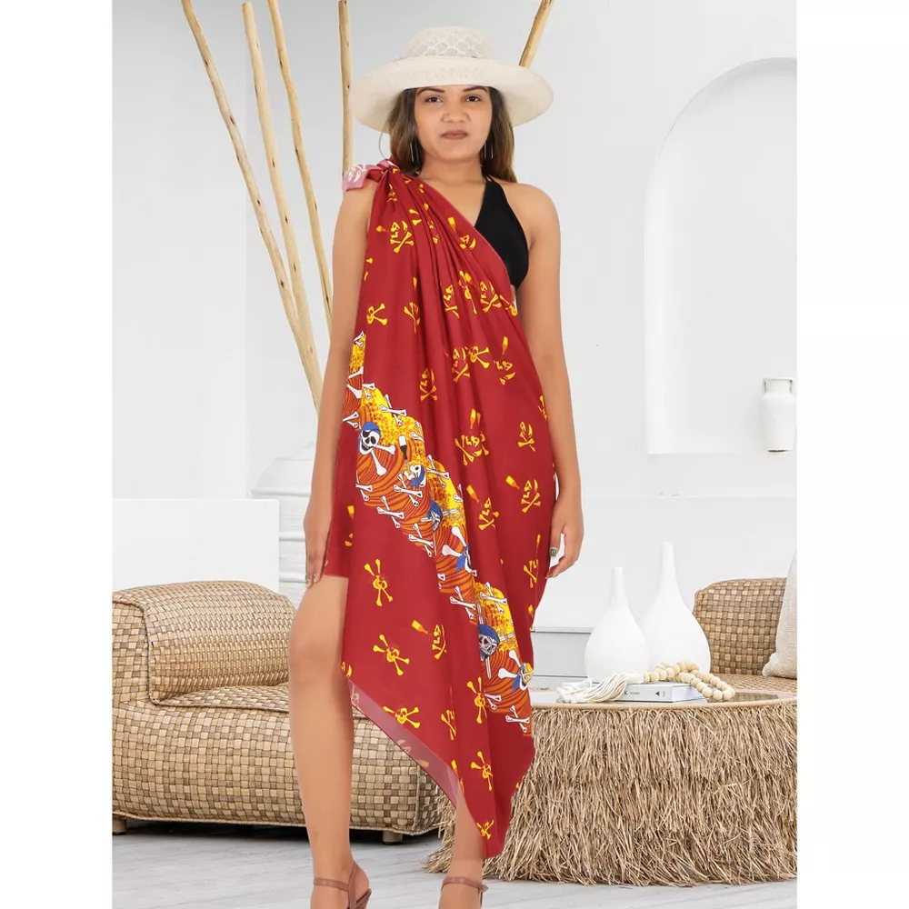 HAPPY BAY Женская пляжная одежда Бикини-накидка Купальный костюм Хэллоуин Череп Юбка Пляжные накидки Парео Накидки Юбки Накидка Один размер Карибские пираты, красный
HAPPY BAY Женская пляжная одежда Бикини-накидка Купальный костюм Хэллоуин Череп Юбка Пляжные накидки Парео Накидки Юбки Накидка Один размер Карибские пираты, красный