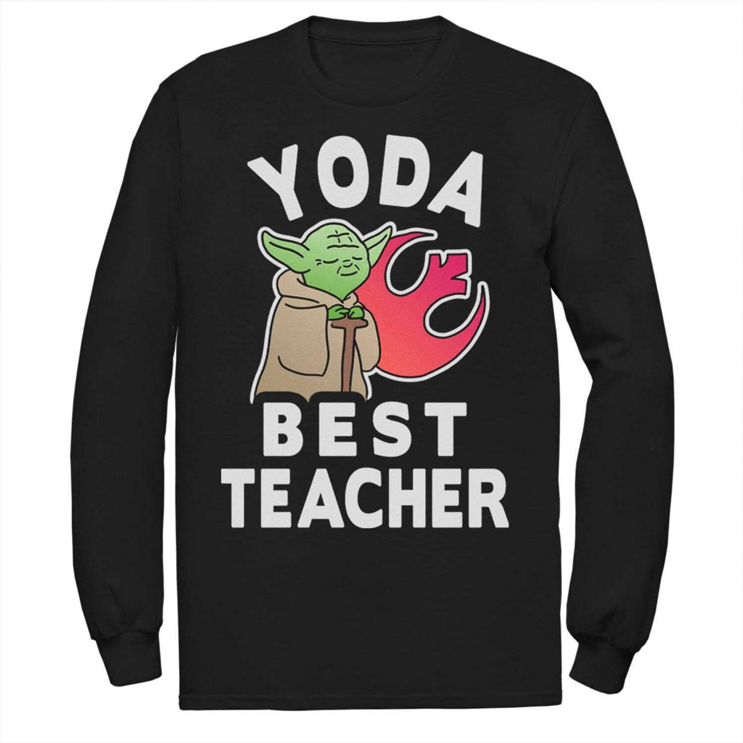 Мужская футболка с логотипом Star Wars Yoda Best Teacher Rebel Licensed Character
Мужская футболка с логотипом Star Wars Yoda Best Teacher Rebel Licensed Character