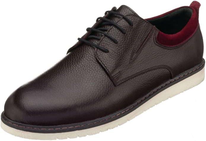 Мужские повседневные туфли-оксфорды DALGALA из бордовой кожи большого размера, ручной работы, на шнуровке
Мужские повседневные туфли-оксфорды DALGALA из бордовой кожи большого размера, ручной работы, на шнуровке