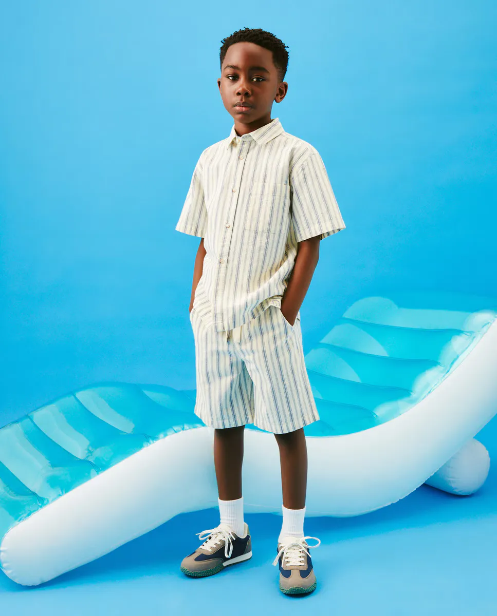 Рубашка с короткими рукавами для мальчиков Kids El Corte Inglés, синий 
Рубашка с короткими рукавами для мальчиков Kids El Corte Inglés, синий